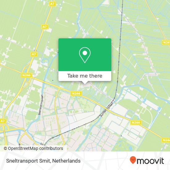 Sneltransport Smit map