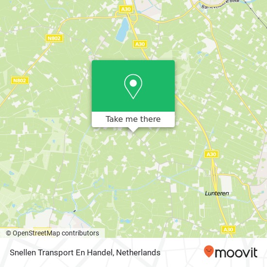 Snellen Transport En Handel map