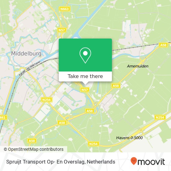 Spruijt Transport Op- En Overslag map