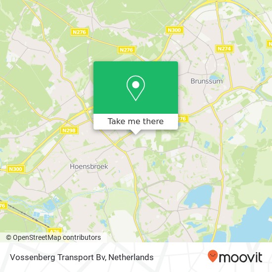 Vossenberg Transport Bv map