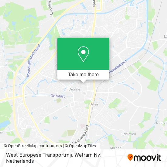 West-Europese Transportmij. Wetram Nv map