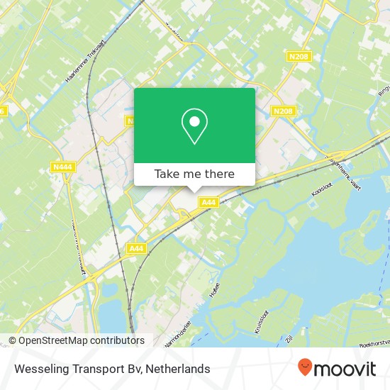 Wesseling Transport Bv map