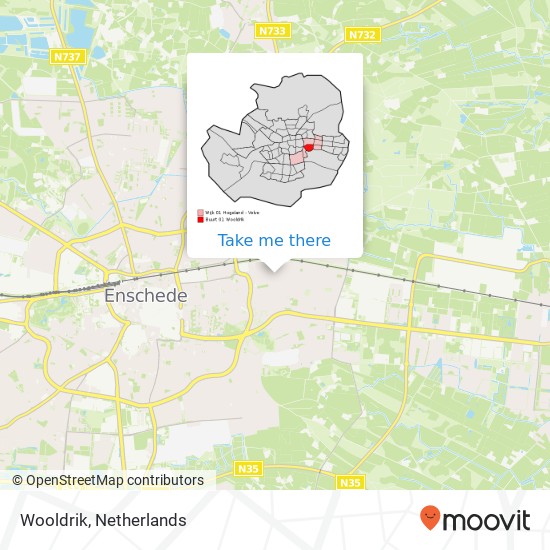 Wooldrik map