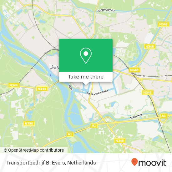 Transportbedrijf B. Evers map