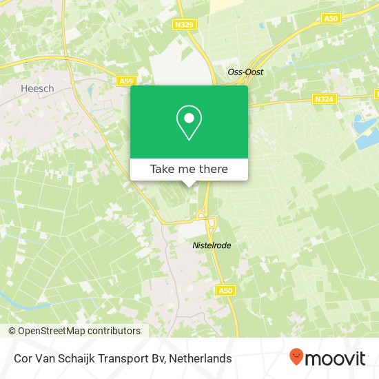 Cor Van Schaijk Transport Bv map