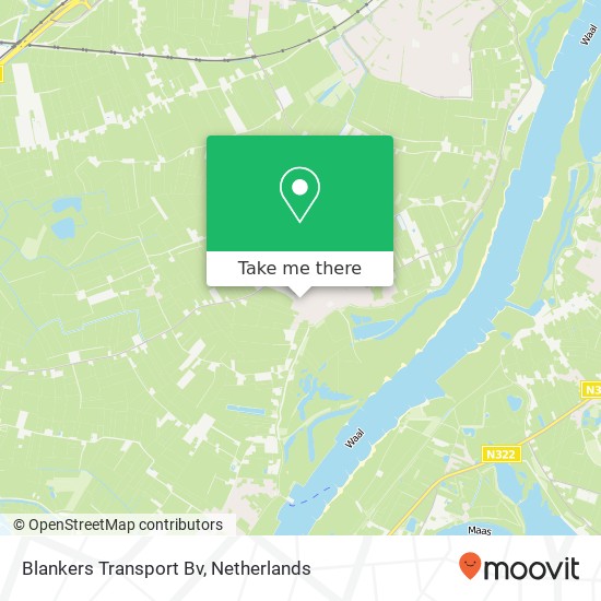 Blankers Transport Bv map