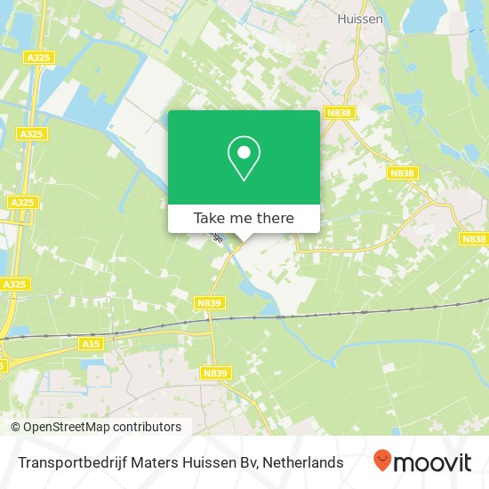 Transportbedrijf Maters Huissen Bv map