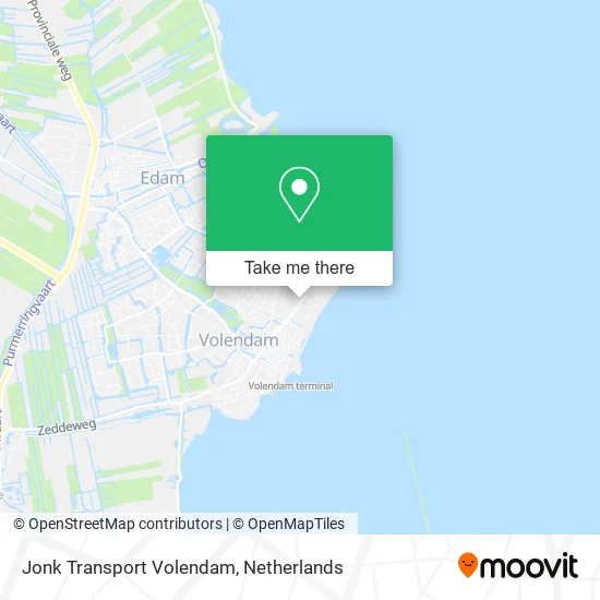 Jonk Transport Volendam map