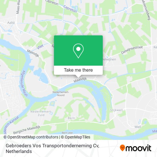 Gebroeders Vos Transportonderneming Cv map