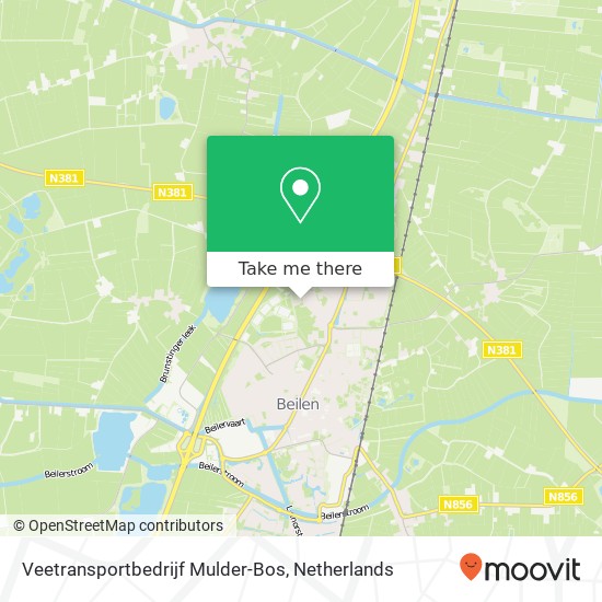 Veetransportbedrijf Mulder-Bos Karte