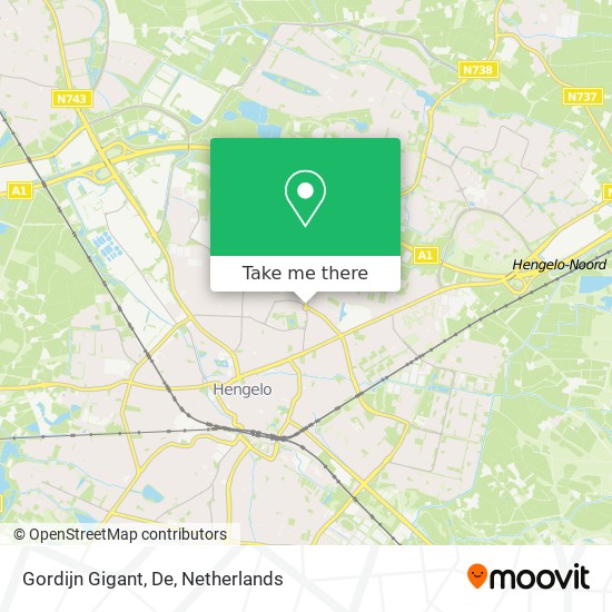 Gordijn Gigant, De map