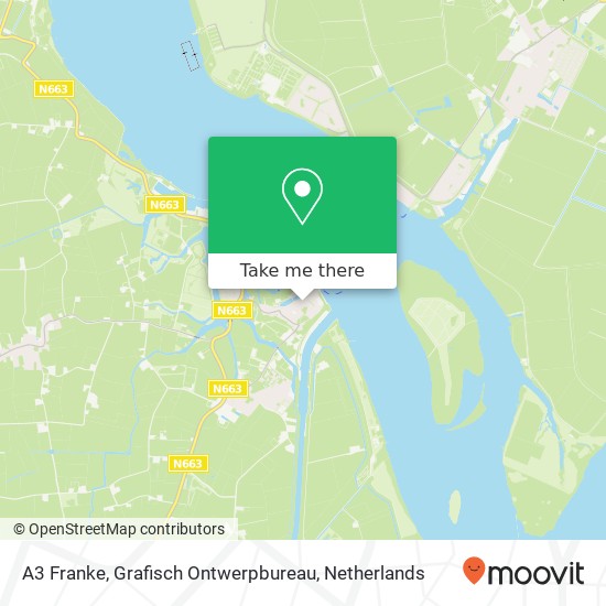 A3 Franke, Grafisch Ontwerpbureau map
