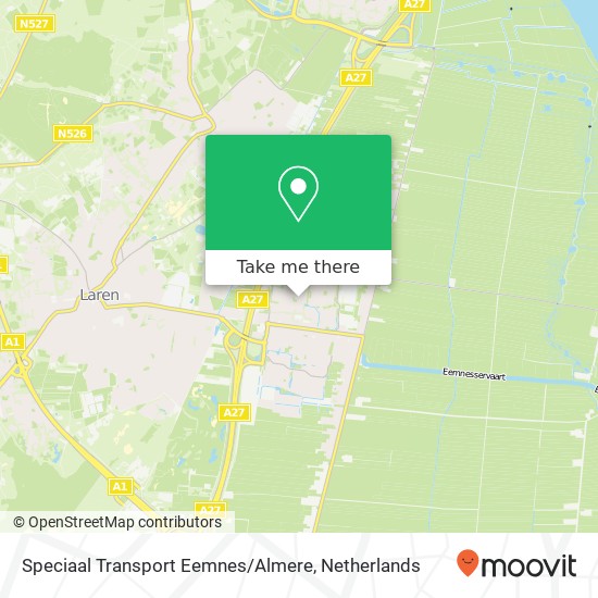 Speciaal Transport Eemnes / Almere map