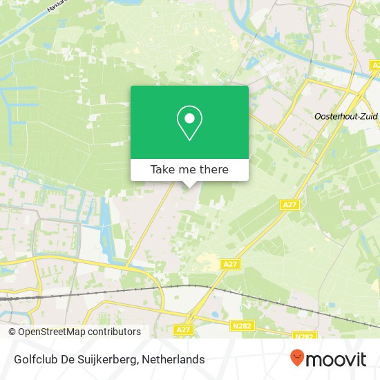 Golfclub De Suijkerberg map