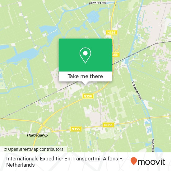 Internationale Expeditie- En Transportmij Alfons F map