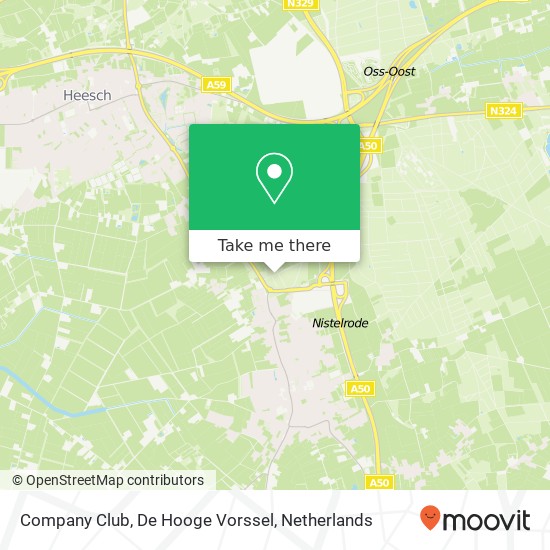 Company Club, De Hooge Vorssel map