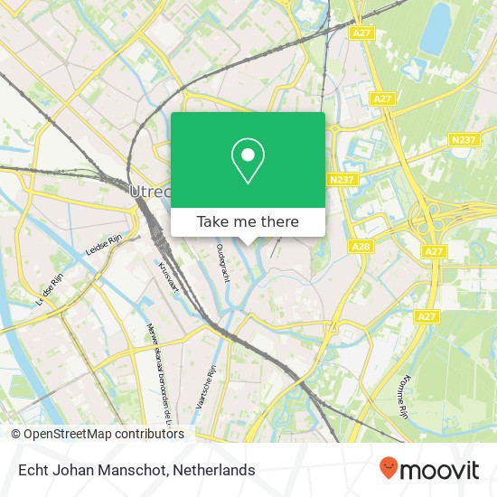 Echt Johan Manschot map