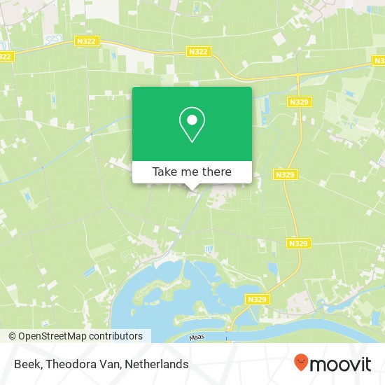 Beek, Theodora Van map