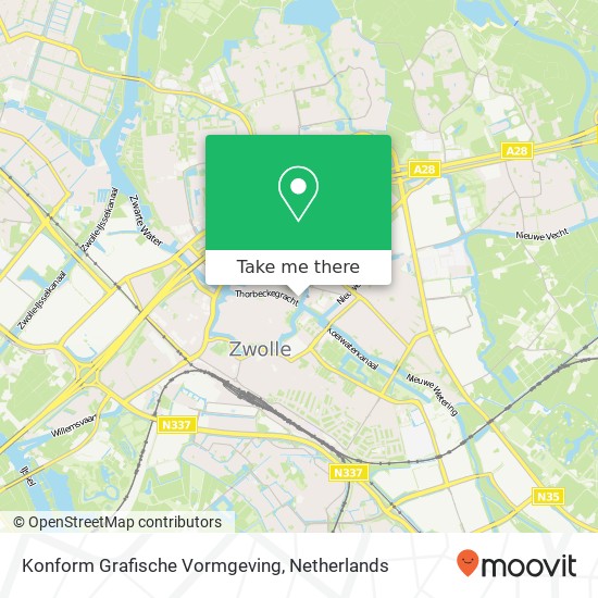 Konform Grafische Vormgeving Karte