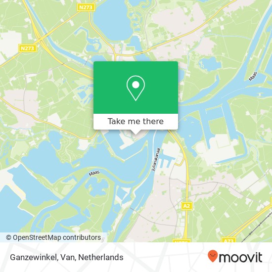 Ganzewinkel, Van map