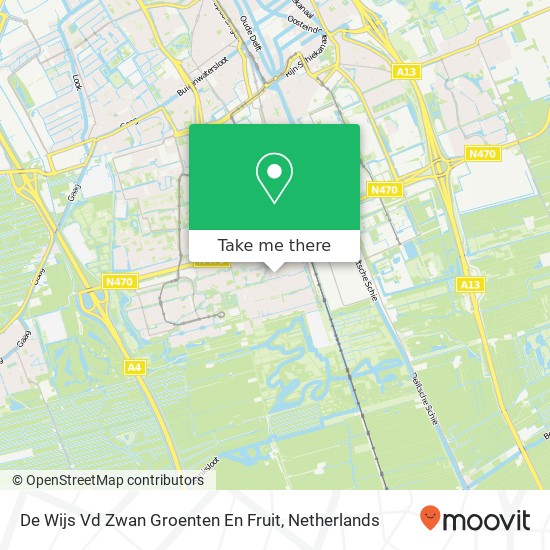 De Wijs Vd Zwan Groenten En Fruit map