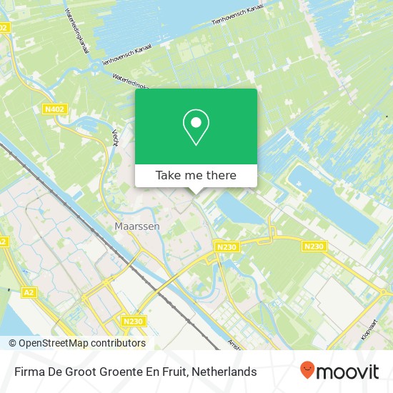 Firma De Groot Groente En Fruit map