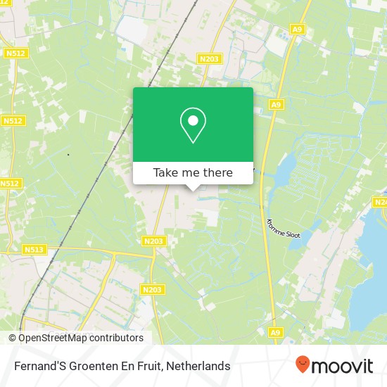 Fernand'S Groenten En Fruit map