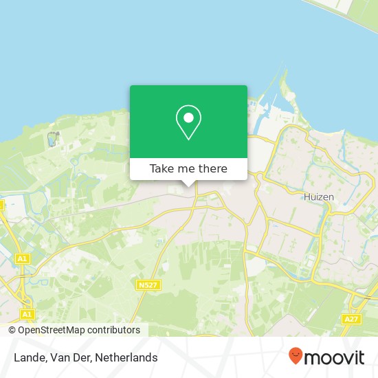 Lande, Van Der map