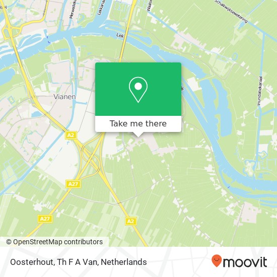 Oosterhout, Th F A Van map