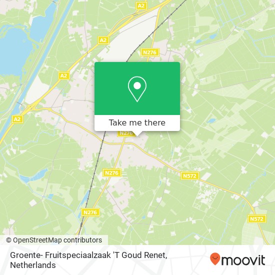 Groente- Fruitspeciaalzaak 'T Goud Renet map