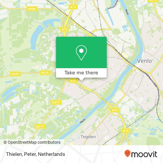 Thielen, Peter map