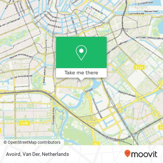 Avoird, Van Der map