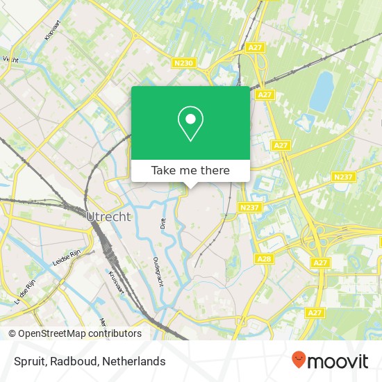 Spruit, Radboud map