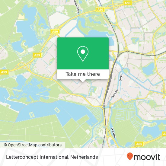 Letterconcept International map