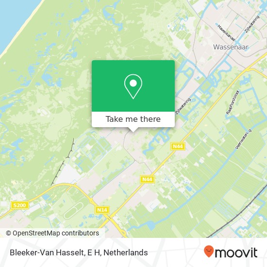 Bleeker-Van Hasselt, E H map