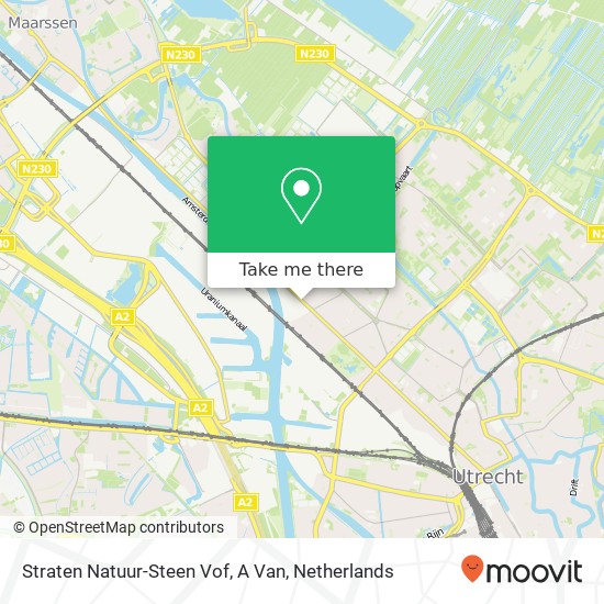 Straten Natuur-Steen Vof, A Van map