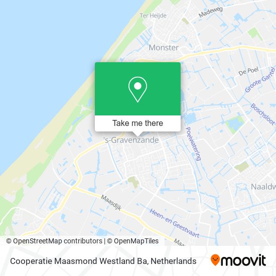 Cooperatie Maasmond Westland Ba map