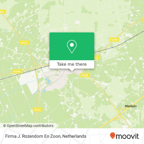 Firma J. Rozendom En Zoon map