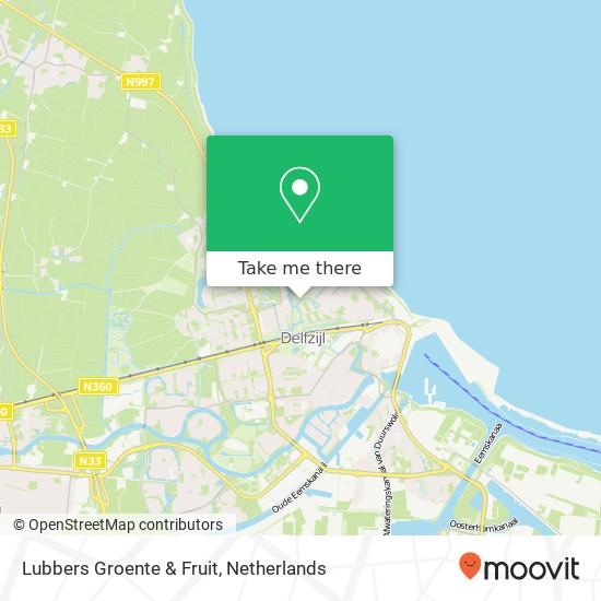 Lubbers Groente & Fruit map