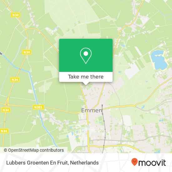 Lubbers Groenten En Fruit map