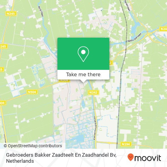 Gebroeders Bakker Zaadteelt En Zaadhandel Bv Karte