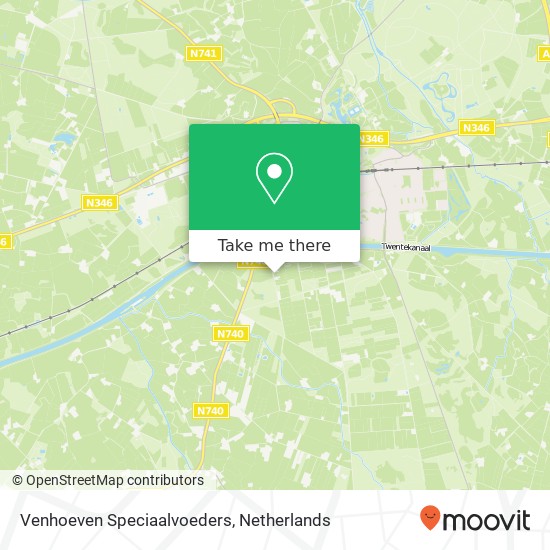 Venhoeven Speciaalvoeders map