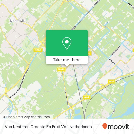 Van Kesteren Groente En Fruit Vof map