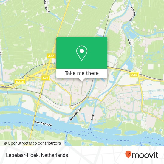 Lepelaar-Hoek map