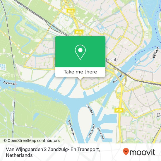 Van Wijngaarden'S Zandzuig- En Transport map