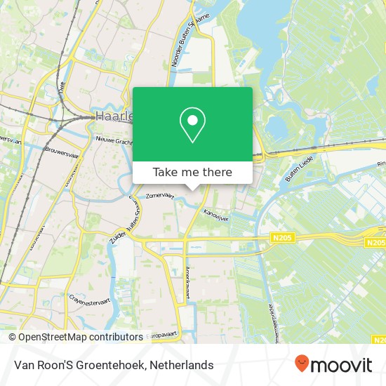 Van Roon'S Groentehoek map