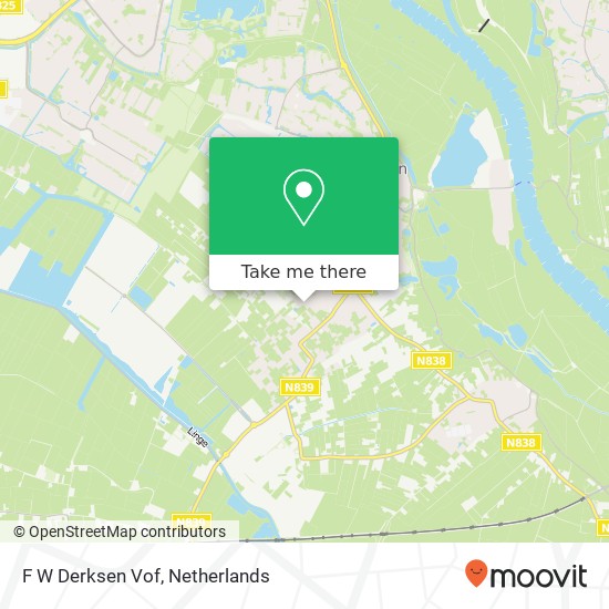 F W Derksen Vof map