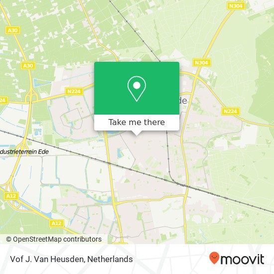 Vof J. Van Heusden map