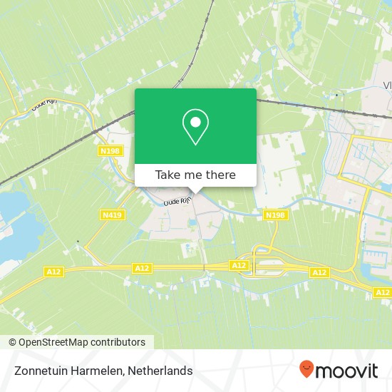 Zonnetuin Harmelen map