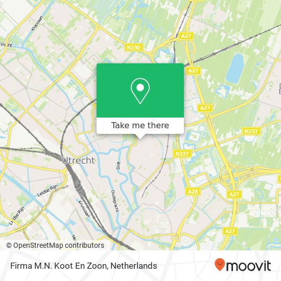 Firma M.N. Koot En Zoon map